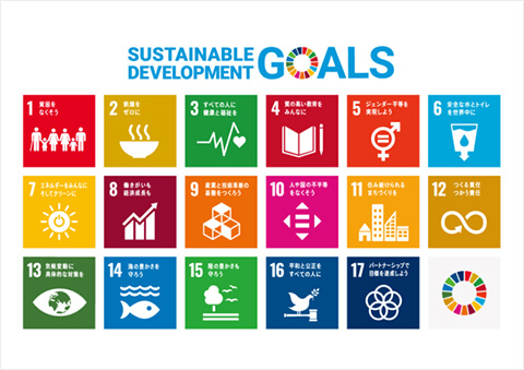 住むテラスは持続可能な社会のための国際目標「SDGs」に賛同しています